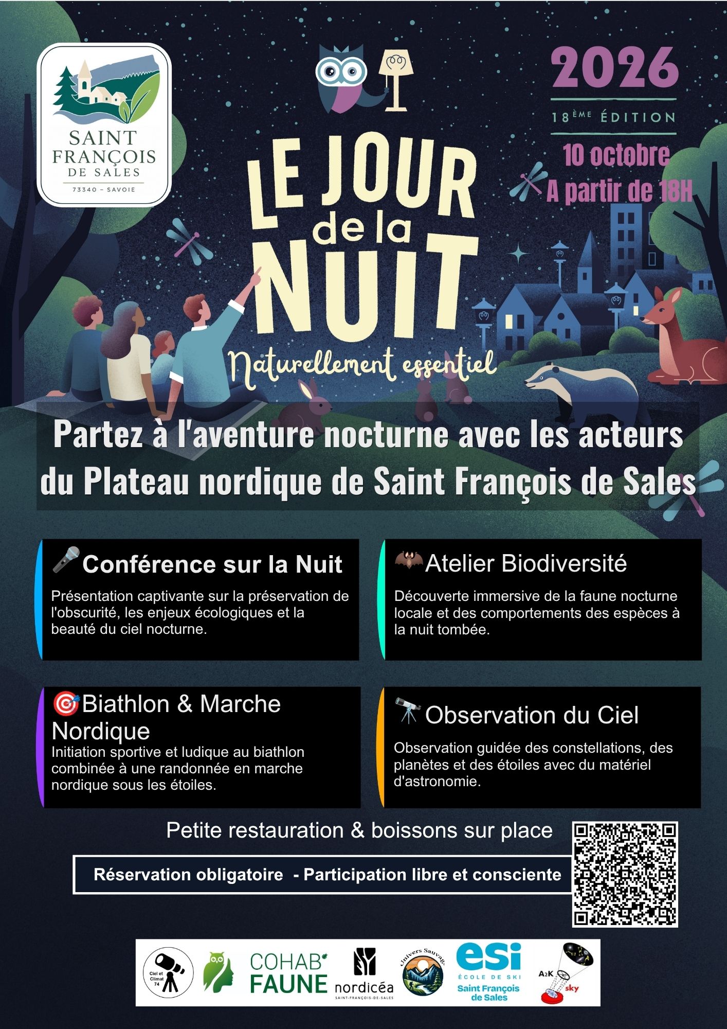 affiche jour de la nuit saint françois de sales